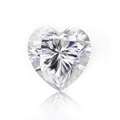 モイサナイト ジュエリー ダイヤモンド 1ct ハート リング 耳掛け