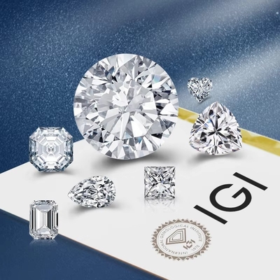 0.5ct 1ct 1.5ct 2ct 3ct ホワイト 松散 モイサナイト ダイヤモンド HPHT CVD 研究室 成長 ダイヤモンド