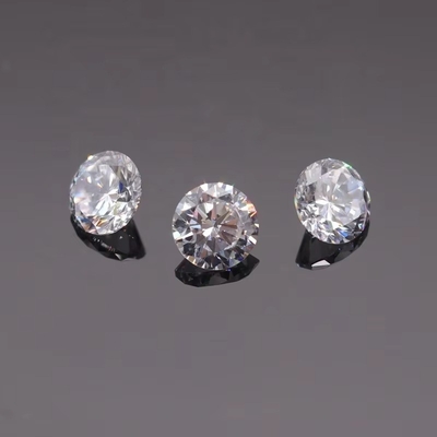 3A/5A キュービックジルコニア ゆる石 ブリリアントカット 丸形 白色 6mm 8mm 宝石
