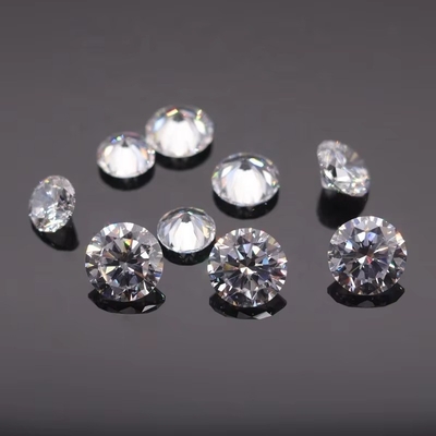 3A/5A キュービックジルコニア ゆる石 ブリリアントカット 丸形 白色 6mm 8mm 宝石
