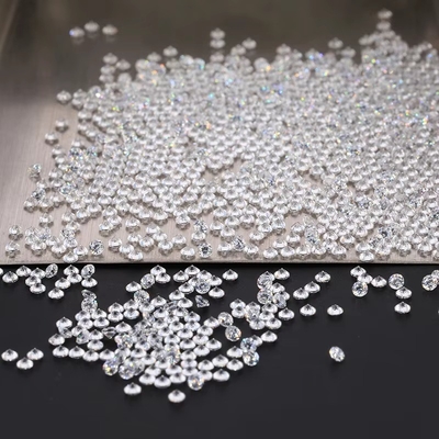 1000pcs / パック 5A メリー ホワイト CZ ストーン ローズ キュービック ジルコニア 女性用 モイサナイト ジュエリー