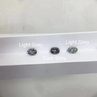 ホールセール 0.5ct 1ct 2ct グレー モーサナート ダイヤモンド 宝石 グレー 色 オバル 梨切断 ゆるやかな 天然 モーサナイト 結婚指輪