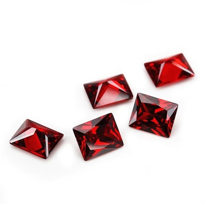 工場 卸売 宝石 色 モイサナイト 矩形 3A 5A 松散 キュービック ジルコニア 石 4ct モイサナイト リング