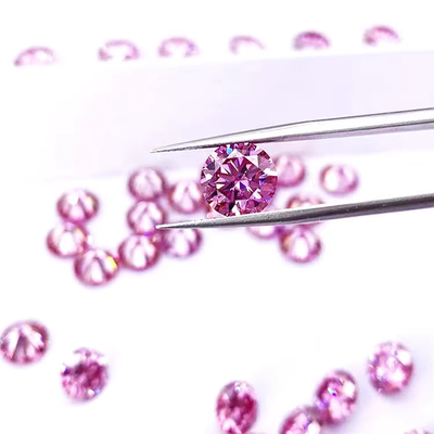 GRA証明書 1ct 丸切片 6.5mm VVS1 白ピンク 黄色 シャンパン 青緑 宝石用