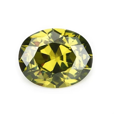 モイサナイト 耳飾り 宝石 ピンク ペリドット ガーネット 黄色 cz 石 円形 12x10mm 合成立方ジルコニア