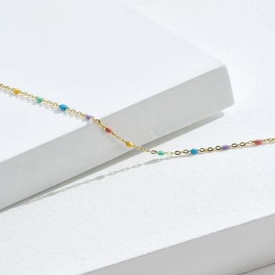 21.2cm 0.8グラムの純銀製の虹のブレスレットの男女兼用の立方ジルコニアのブレスレットS925