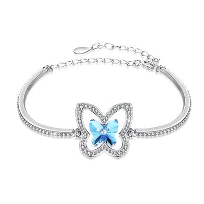 Fiancéeの純銀製のスライダーのブレスレット