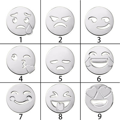 2グラムのEmojiの注文の銀製のネックレス