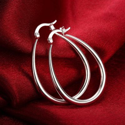 プラチナは30×21mm滑らかな円14kの金のたがを女性の女性のためのめっきした